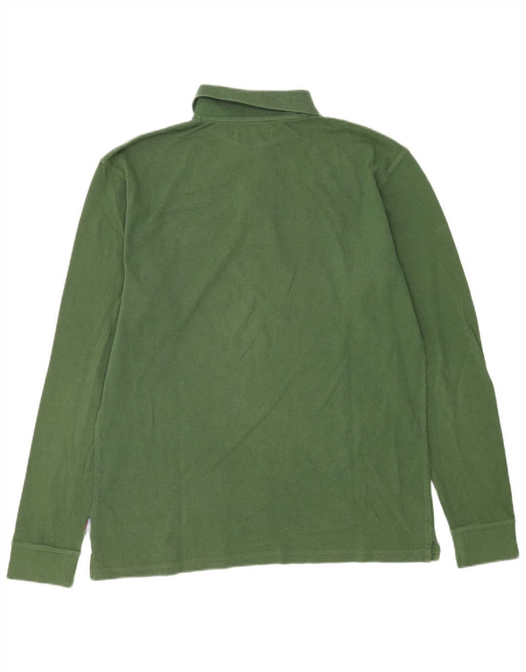 Polo Asics Uomo Manica Lunga Large Verde Cotone