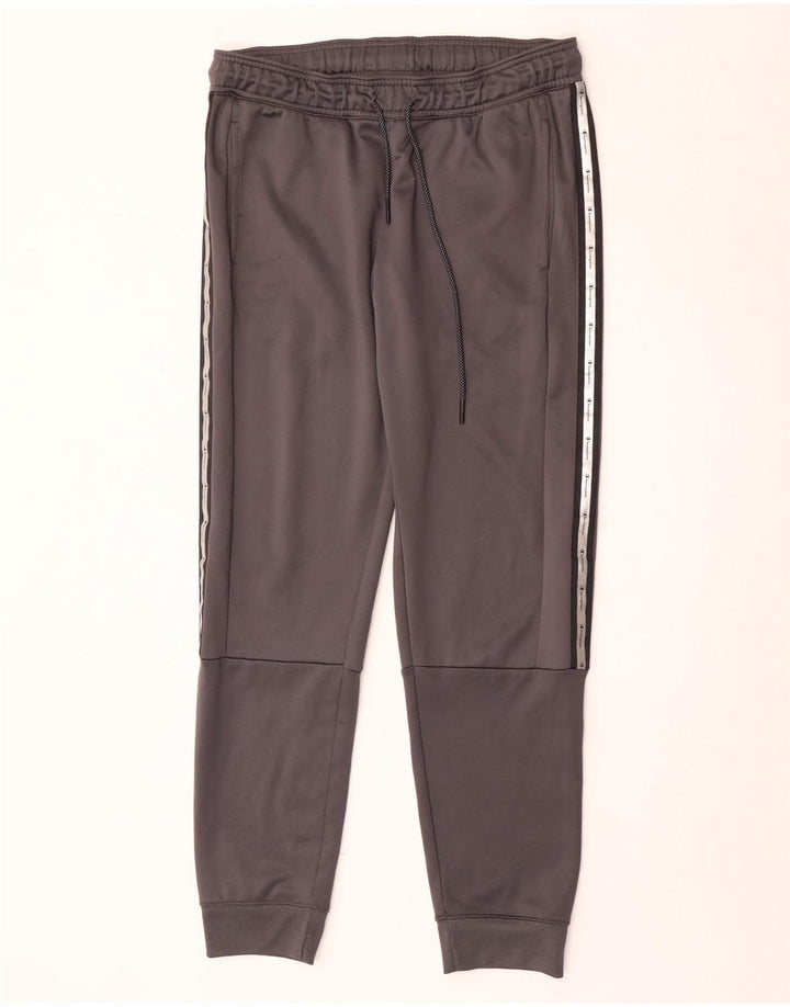 Pantaloni da tuta con grafica da uomo Champion, pantaloni da jogging, colore grigio medio