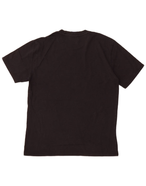 T-shirt grafica da uomo CHAMPION Top media nera