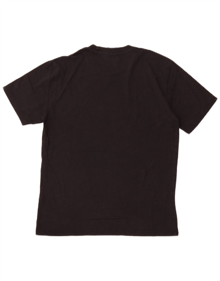 T-shirt grafica da uomo CHAMPION Top media nera