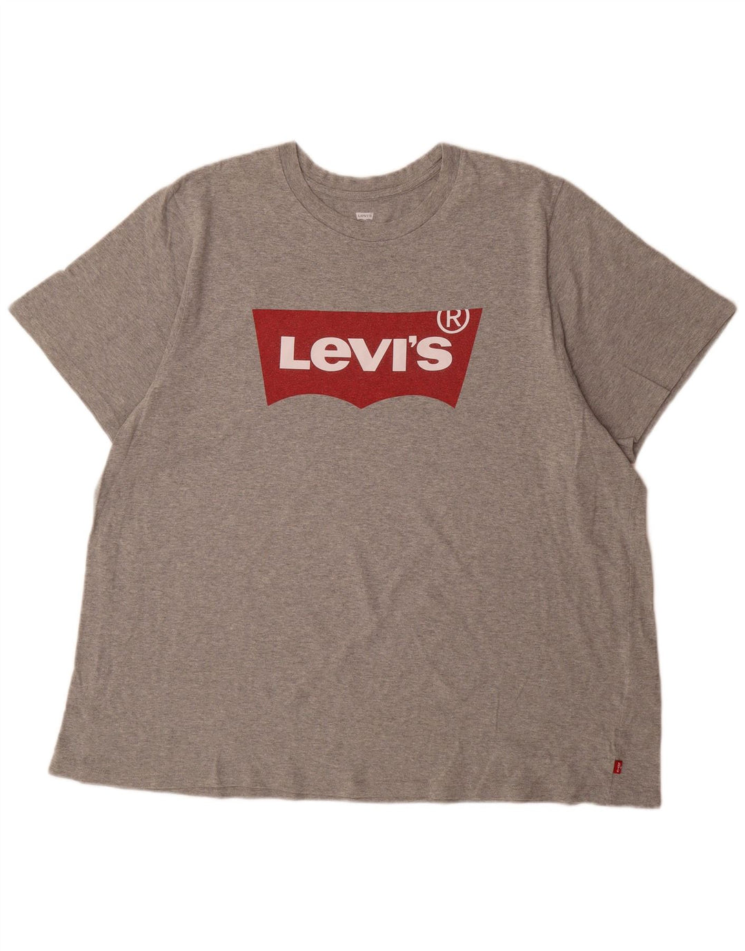T-shirt grafica da uomo Levi's Top 2XL cotone chiazzato grigio