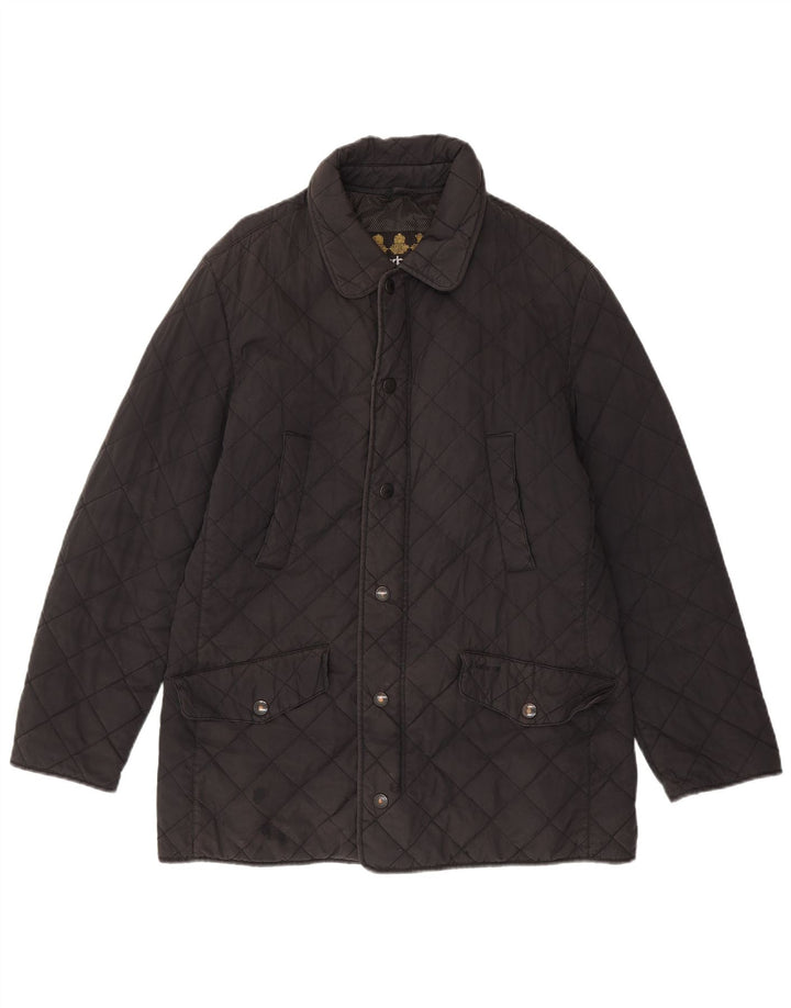 Giacca trapuntata da uomo Barbour UK 38 media nera