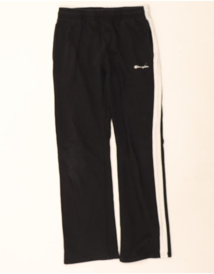 Pantaloni da tuta da uomo Champion in cotone color block medio nero
