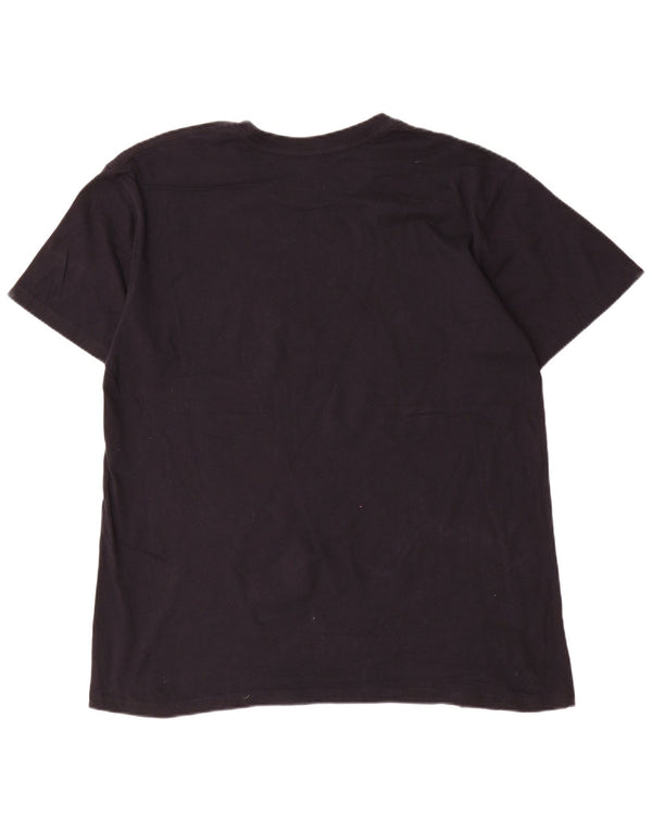 T-shirt grafica da uomo Kuala Lumpur Hard Rock Cafe Top XL in cotone nero