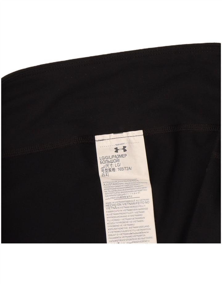 Leggings Capri da donna Under Armour UK 16 grande poliestere nero