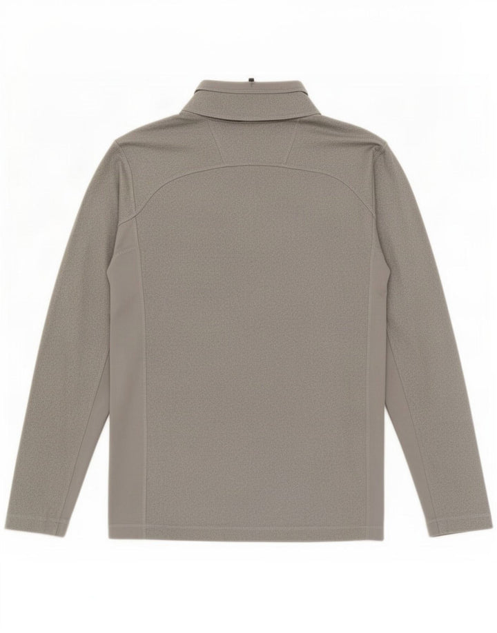 Top della tuta da uomo pullover con zip e collo The North Face grigio medio chiazzato
