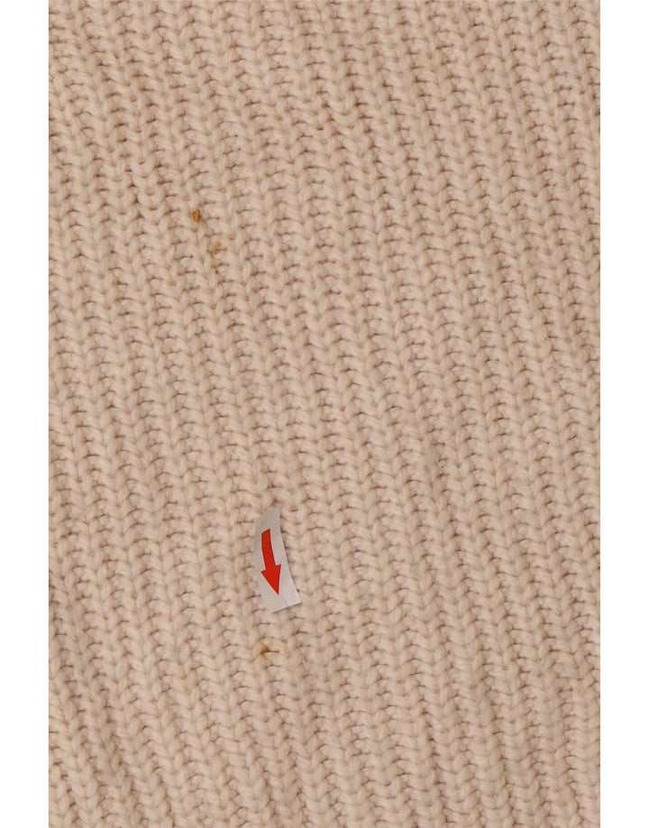 Maglione maglione girocollo da donna Marks & Spencer UK 14 medio bianco sporco