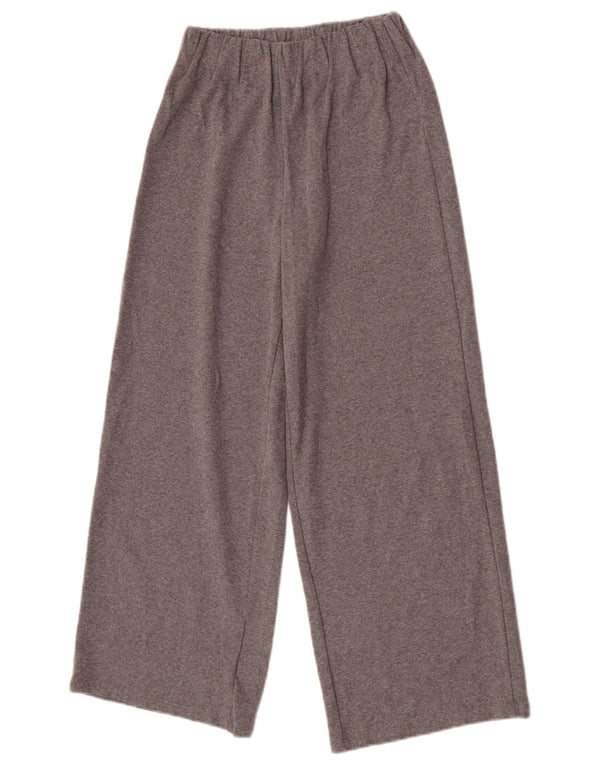 Pantaloni casual a gamba larga per ragazze Zara 11-12 anni W24 L26 poliestere grigio