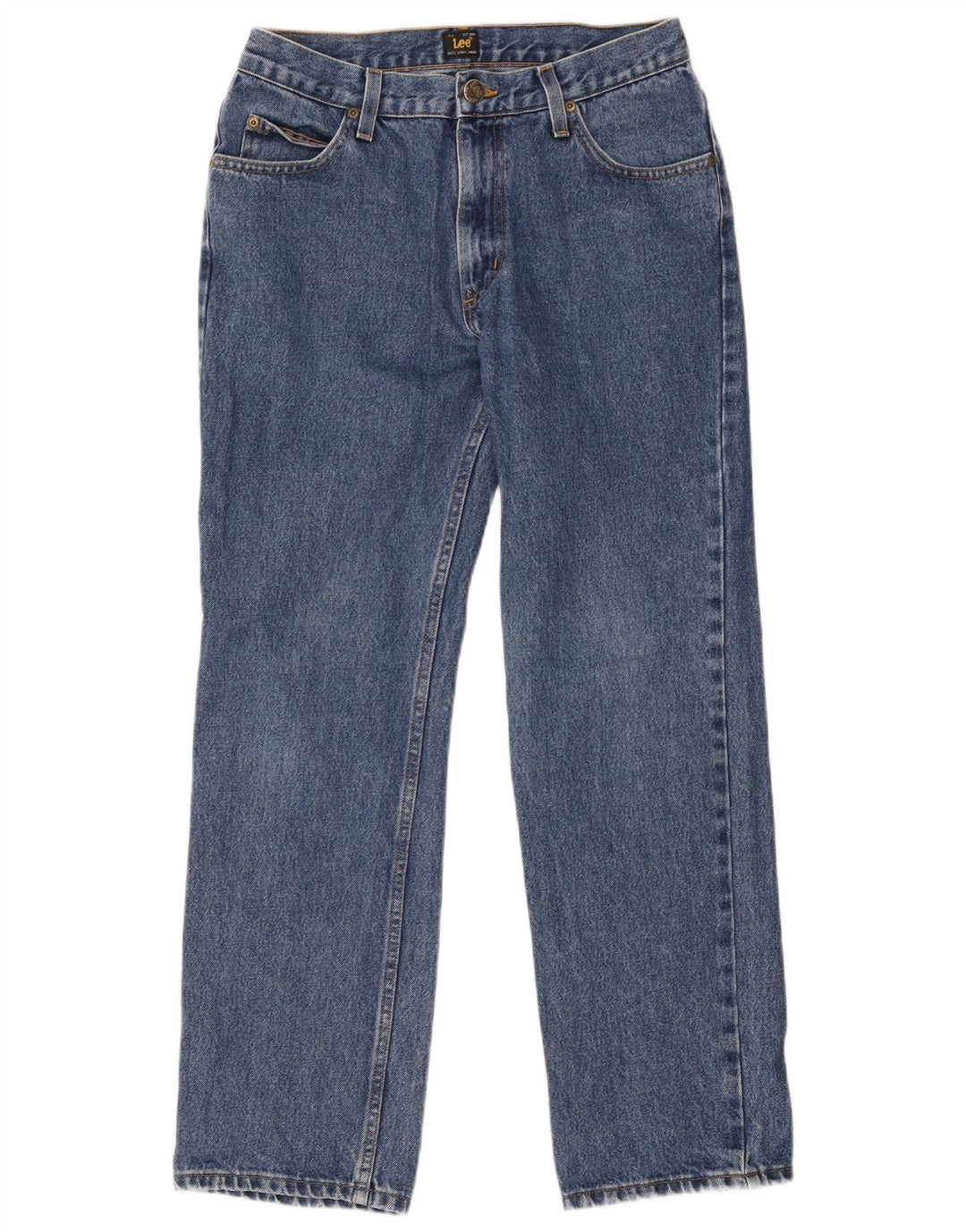 Jeans dritti comfort Lee Brooklyn da uomo W32 L30 cotone blu
