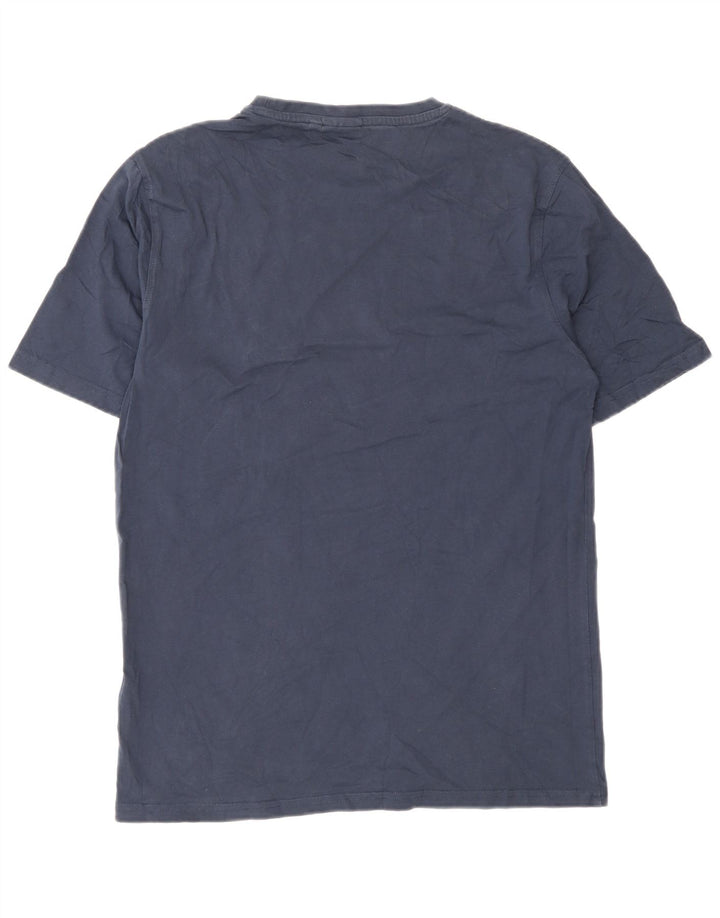 T-shirt da uomo Ellesse Top in cotone blu navy medio