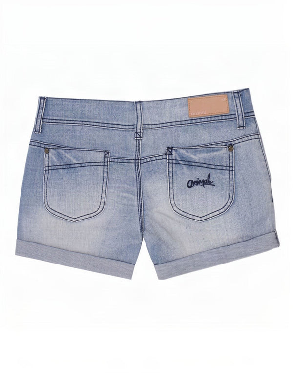 Pantaloncini di jeans per ragazze Animal 11-12 anni W30 Cotone blu