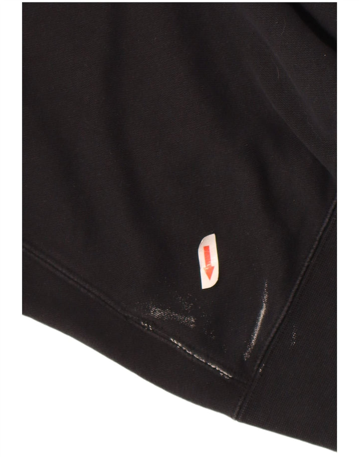 Felpa con cappuccio e zip da uomo Nike 2XL cotone nero