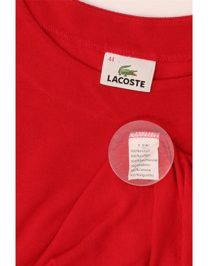 T-shirt da donna LACOSTE taglia 44 grande rossa
