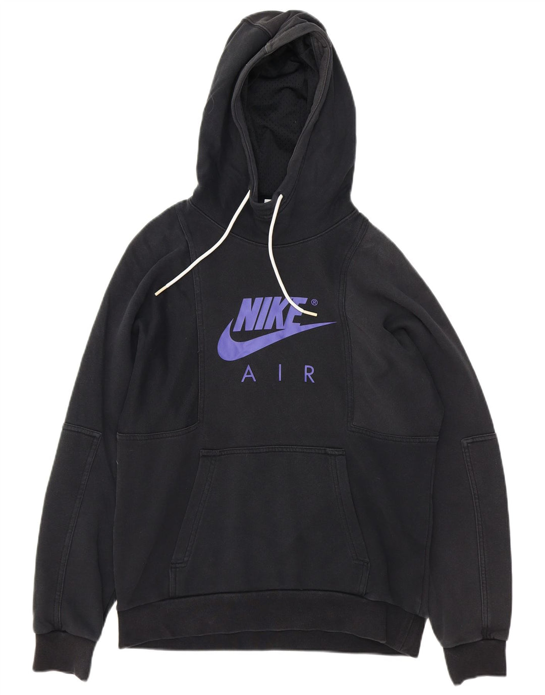 PUMA Mens Graphic Hoodie Jumper Small Black Cotton