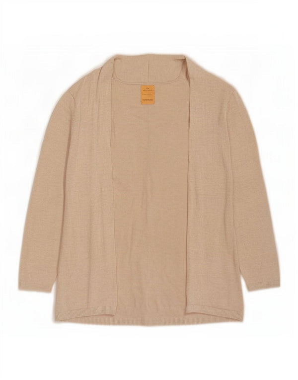 Maglione cardigan vestibilità regolare per ragazze Zara 9-10 anni classico in viscosa beige