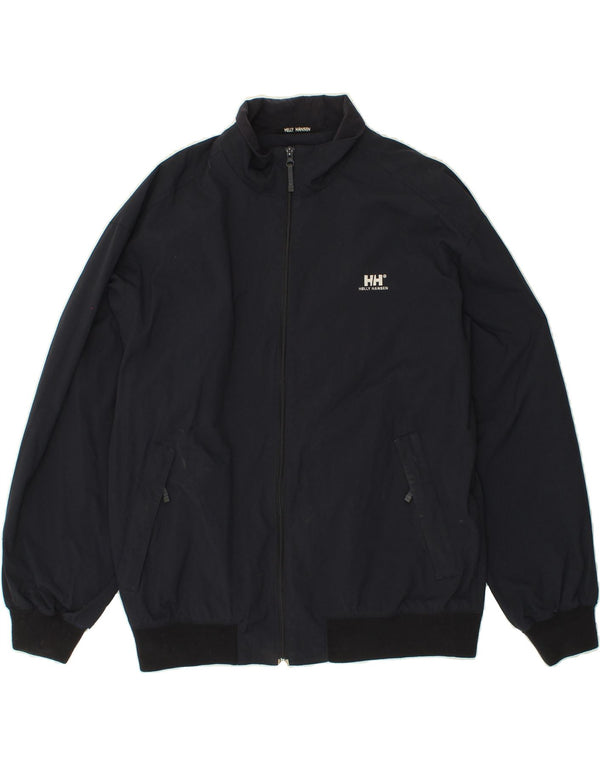 HELLY HANSEN Giubbotto bomber alto da uomo UK 42 XL Poliestere blu navy