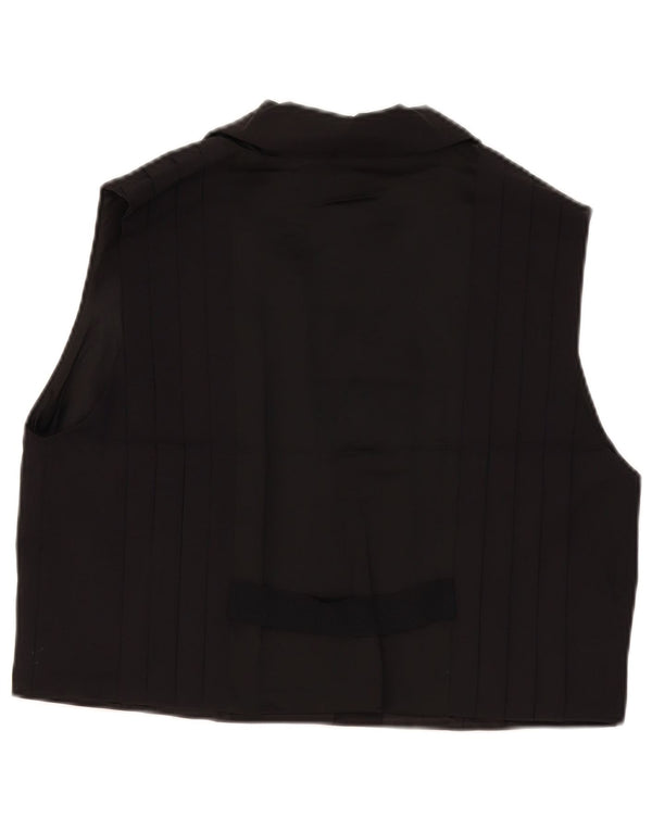 Gilet Zara da donna UK 18 XL viscosa nera