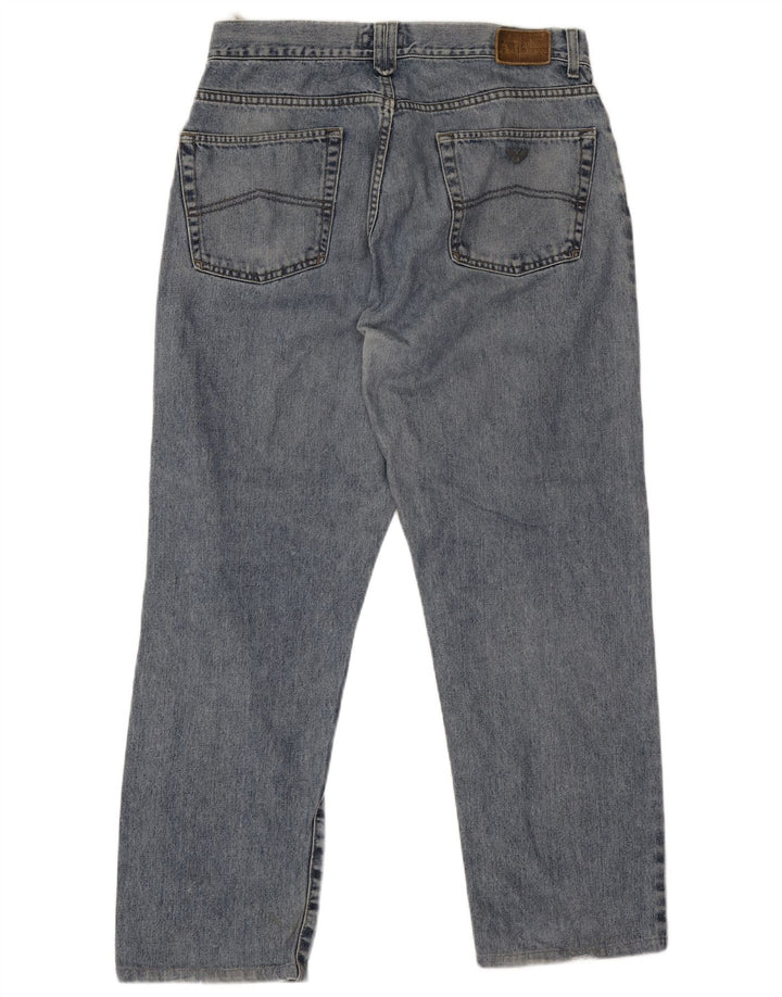 Jeans dritti da uomo Armani W36 L29 cotone blu