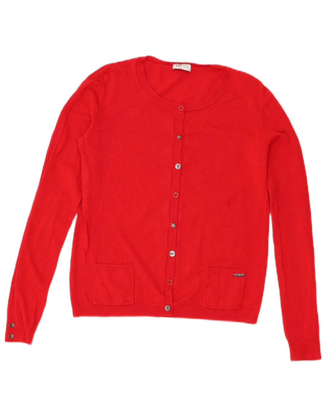 Maglione cardigan da donna Liu Jo UK 8 piccolo rosso