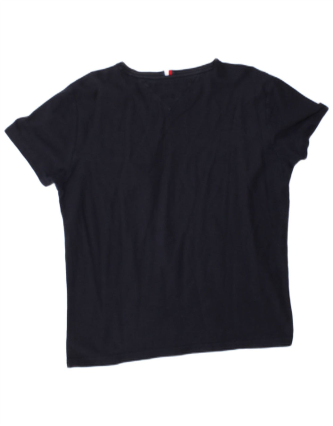 T-shirt da uomo Tommy Hilfiger Top in cotone blu navy medio