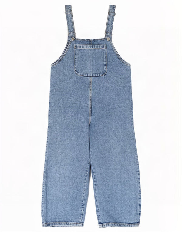 Salopette da donna Zara Jeans larghi grandi W40 L25 cotone blu