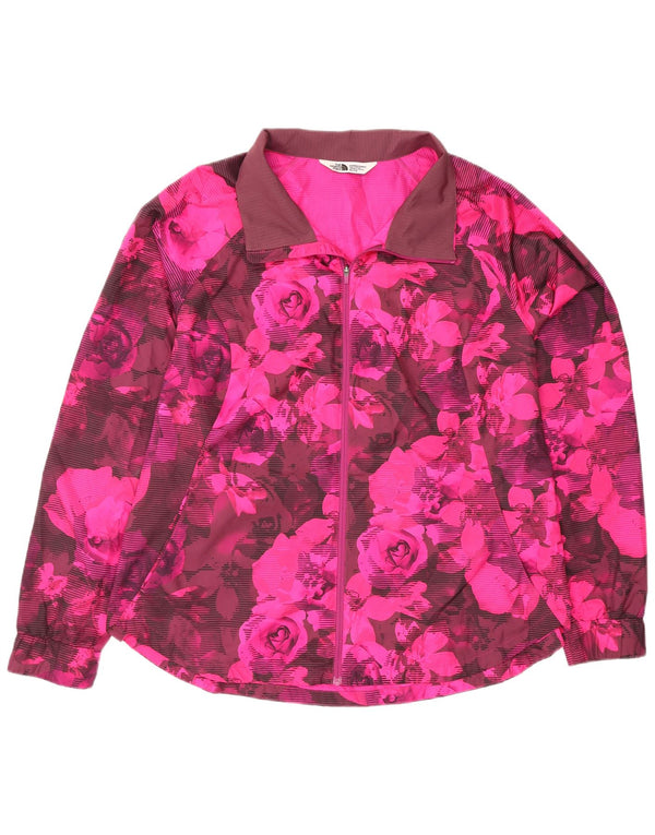 Giacca da tuta da donna The North Face UK 18 XL Poliestere floreale rosa