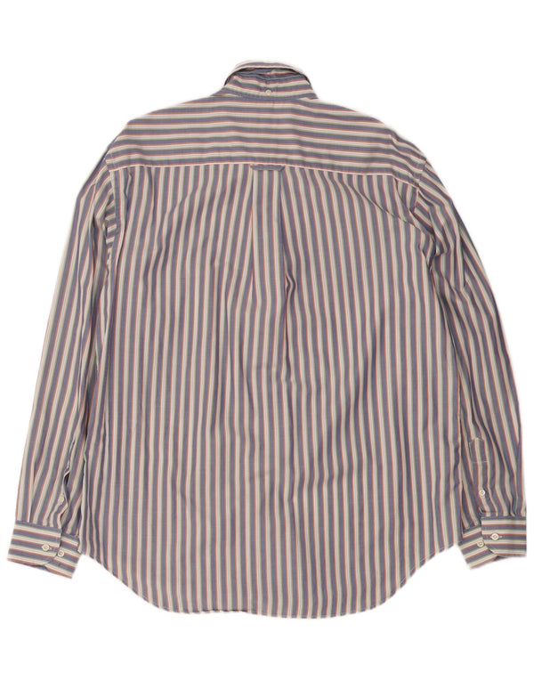 Camicia da uomo Lacoste taglia 42 grande a righe grigie
