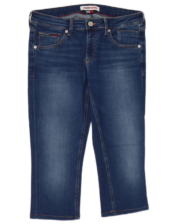 Jeans Capri da donna Tommy Hilfiger W30 L18 cotone blu