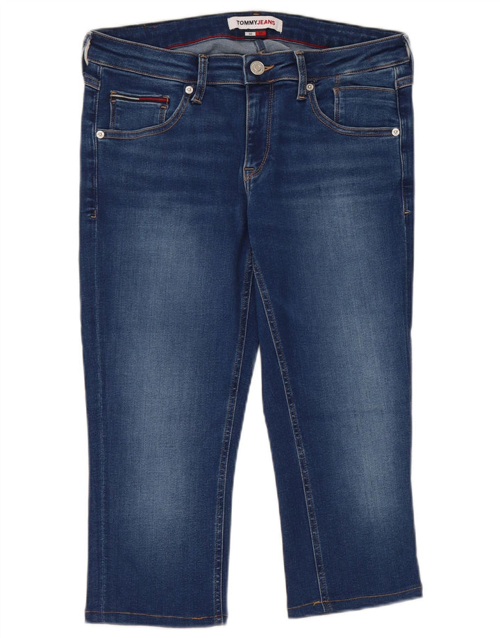 Jeans Capri da donna Tommy Hilfiger W30 L18 cotone blu