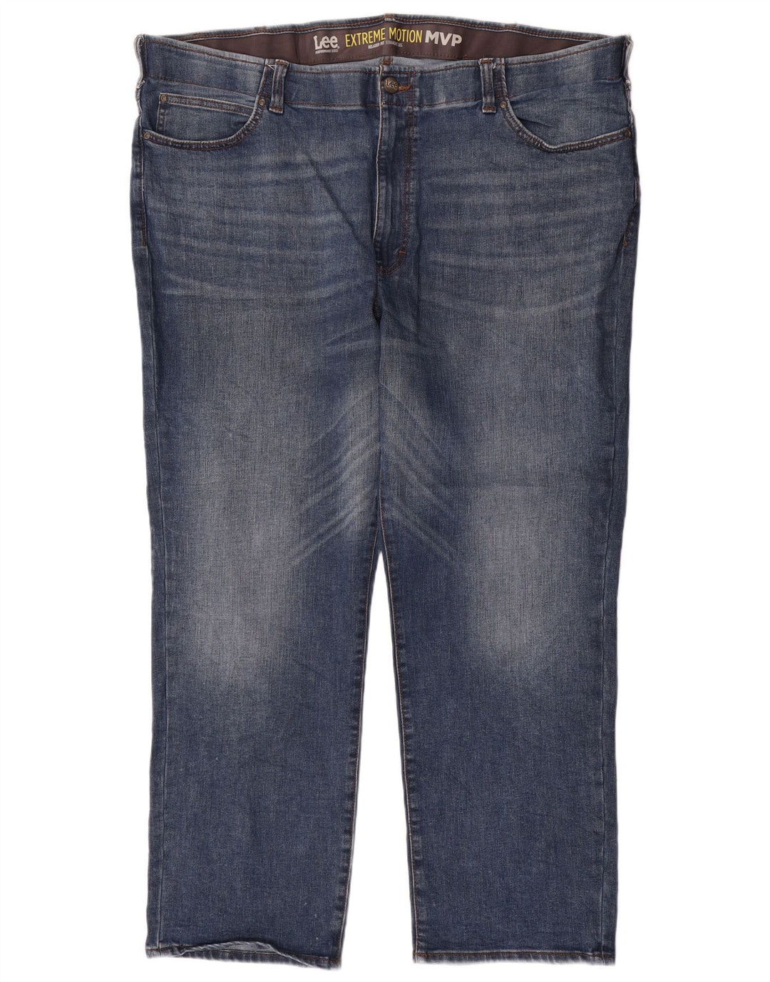 Jeans dritti da uomo Lee W48 L32 cotone blu