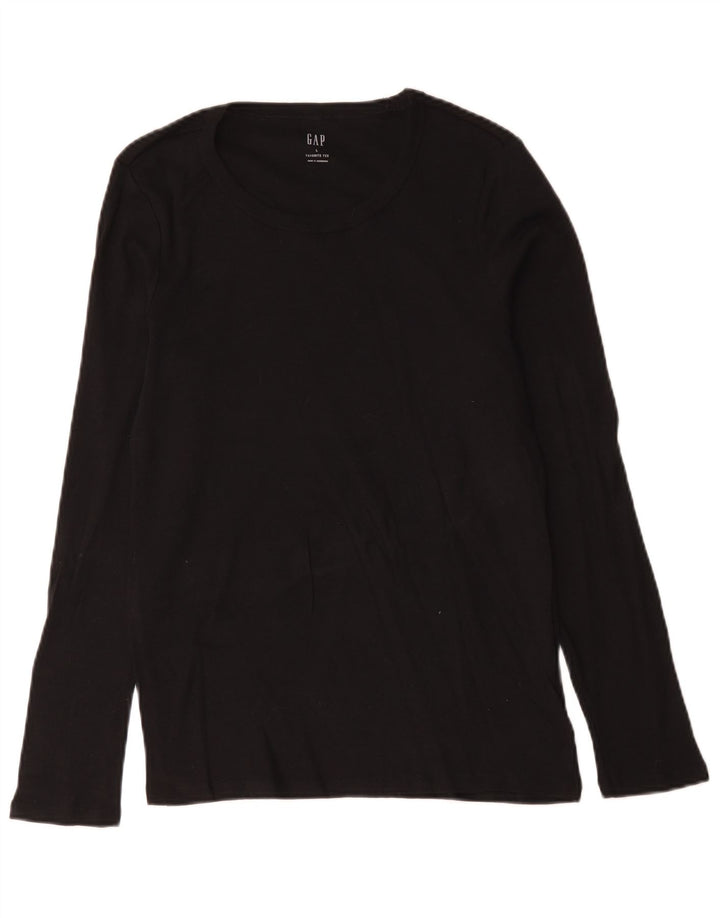 Gap Top da uomo a manica lunga grande in cotone nero