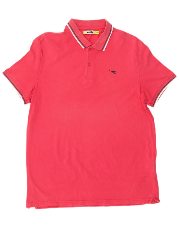 Polo DIADORA Uomo 2XL Cotone Rosa