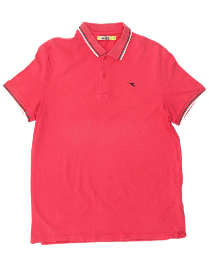 Polo DIADORA Uomo 2XL Cotone Rosa