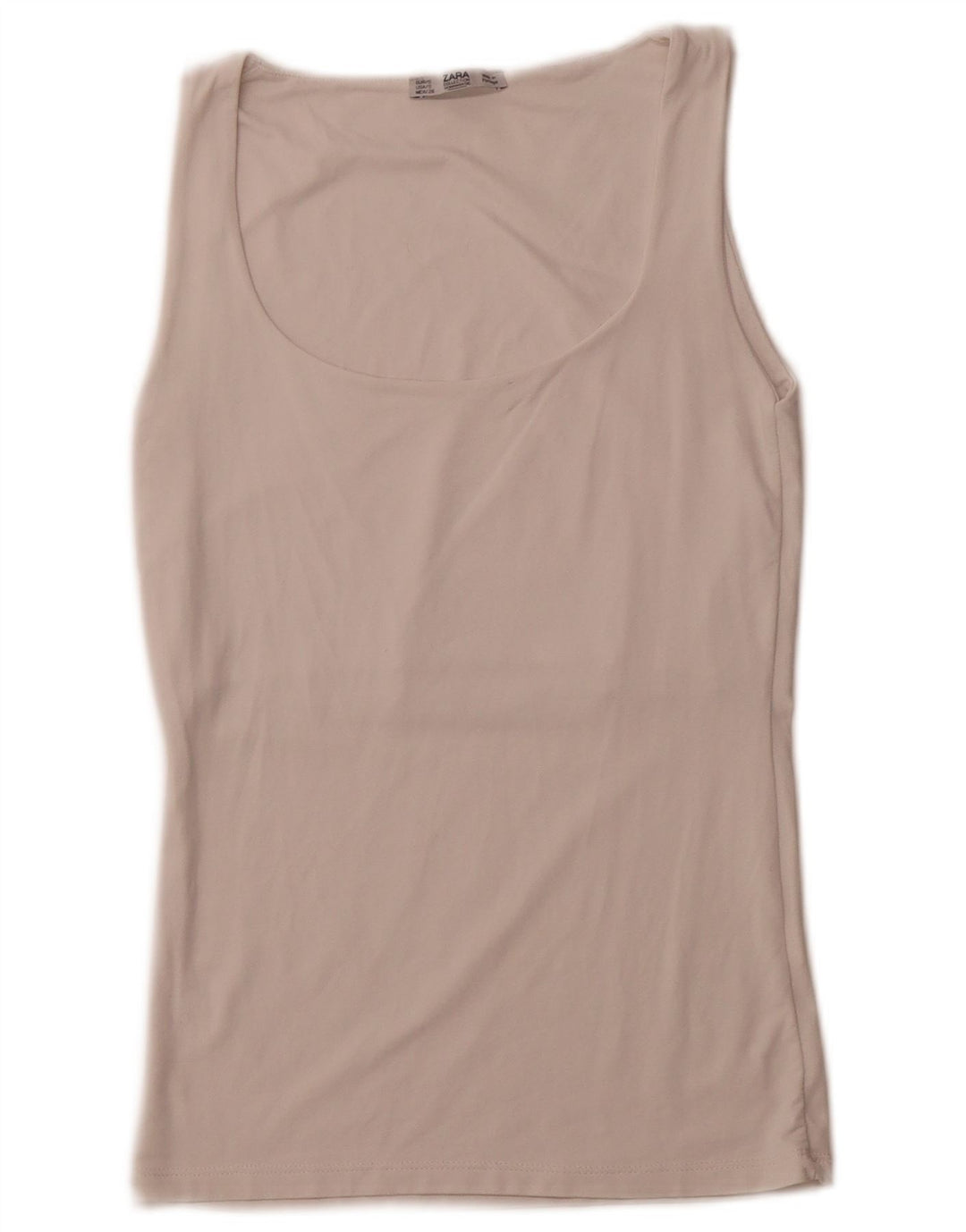 ZARA Womens Vest Top UK 8 Small White