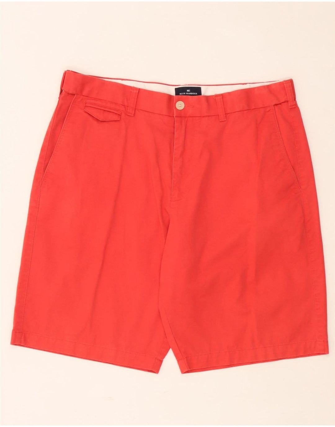 Pantaloncini chino da uomo Marks & Spencer W36 grandi in cotone arancione