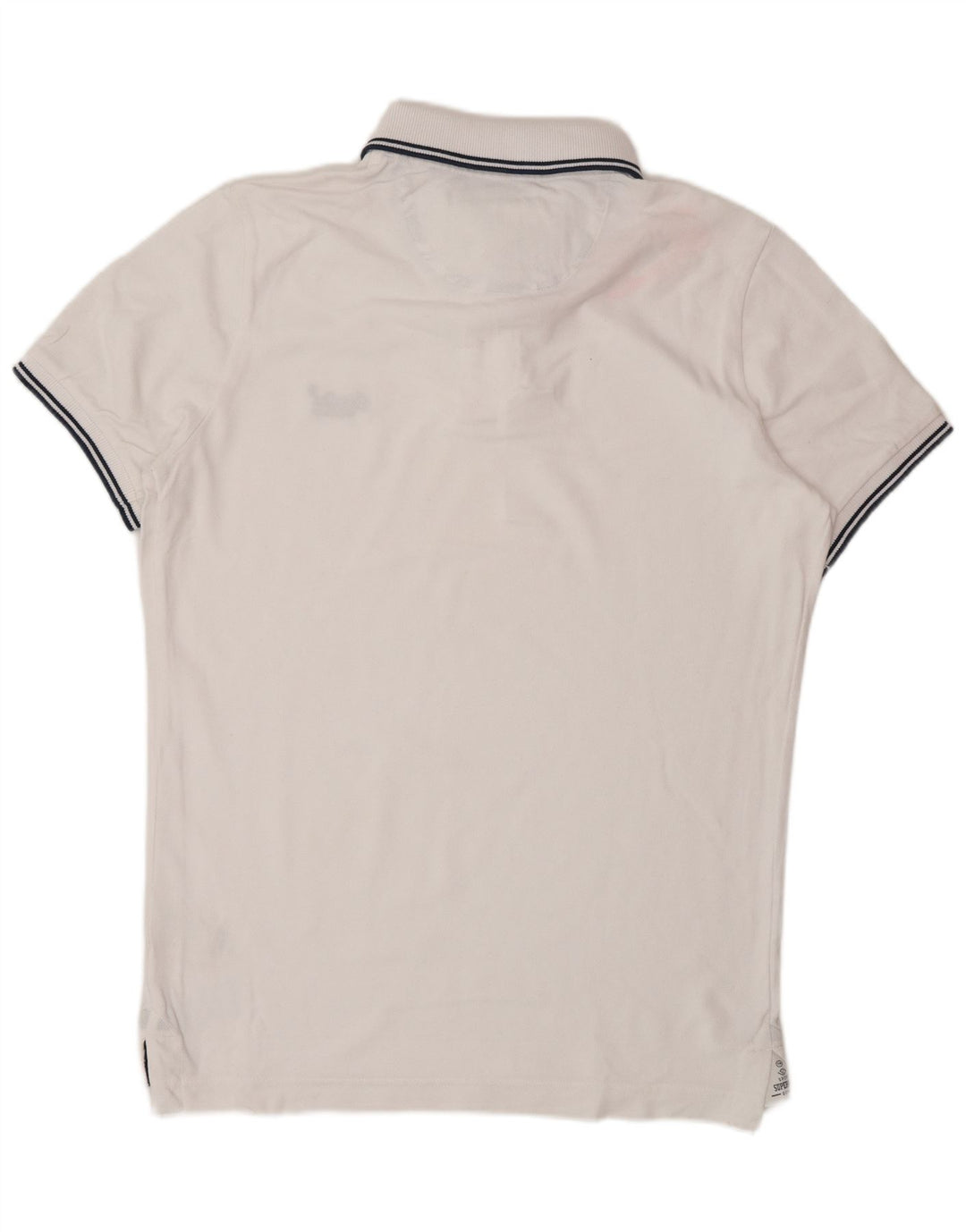 Polo da uomo SUPERDRY XL in cotone bianco