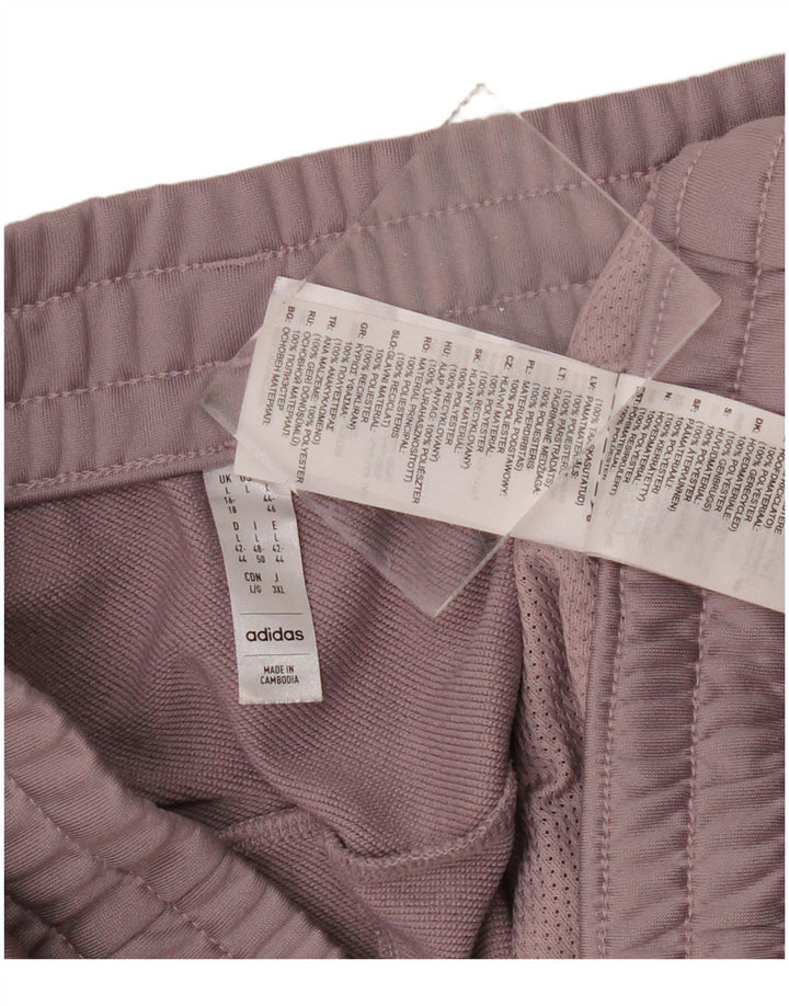Pantaloni da tuta da donna ADIDAS Joggers UK 16/18 Large Viola Poliestere