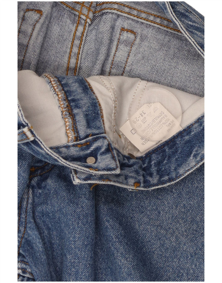 MAVERICK Jeans affusolati con perle da uomo W34 L29 Blu