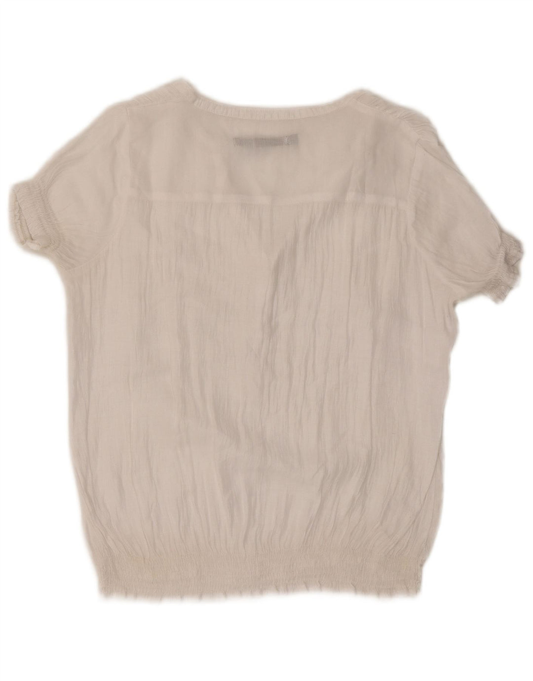 Camicetta da donna Zara Top UK 16 grande bianca