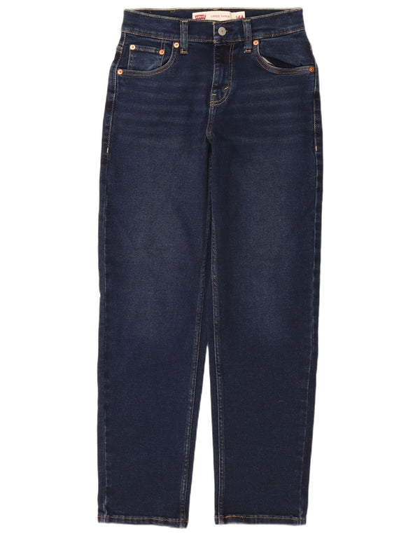 Jeans Levi's affusolati vestibilità ampia per ragazze 13-14 anni W26 L30 Blu navy