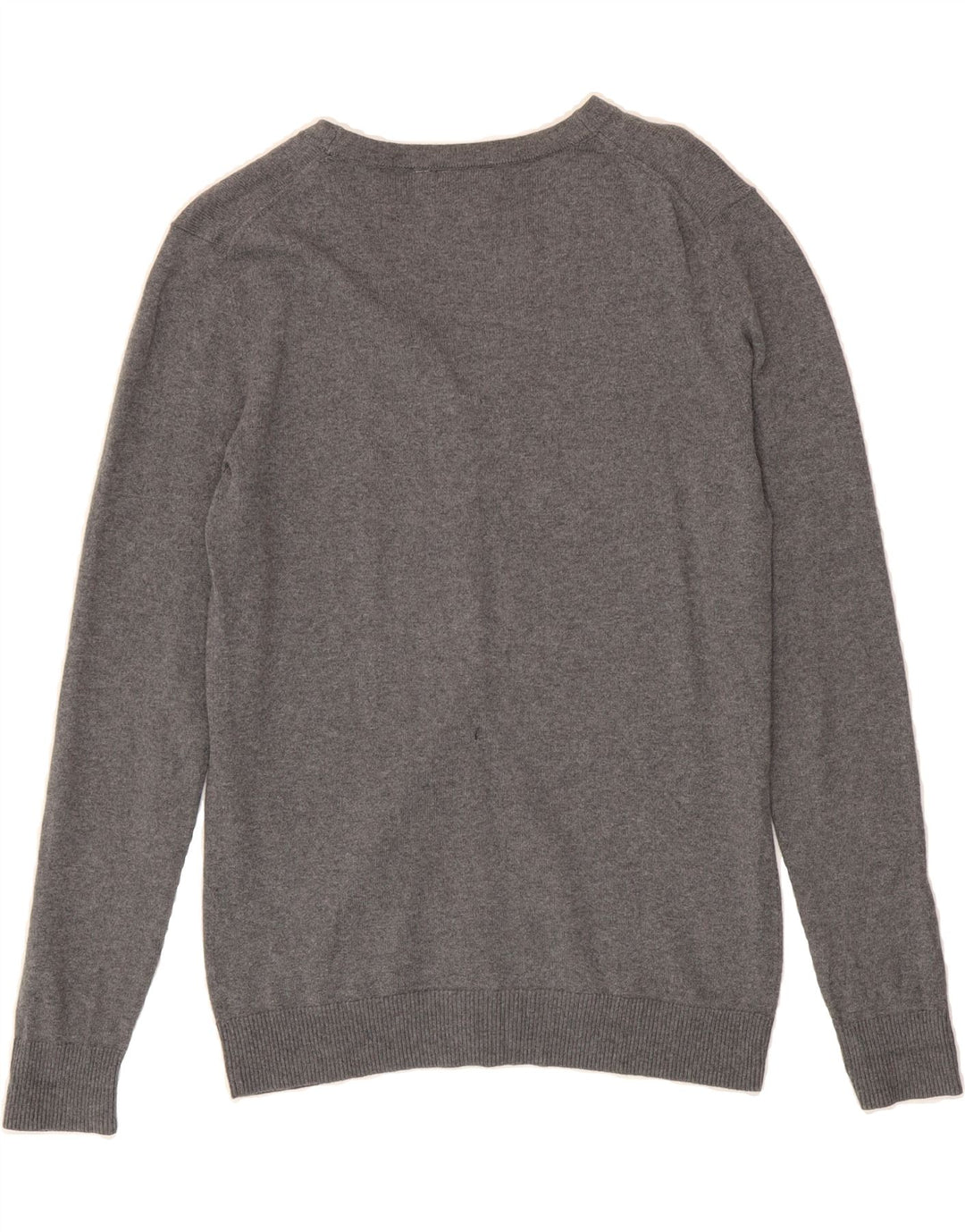 ELLESSE Womens Cardigan Sweater UK 14 Medium Grey Cotton Vintage Ellesse and Second-Hand Ellesse from Messina Hembry 