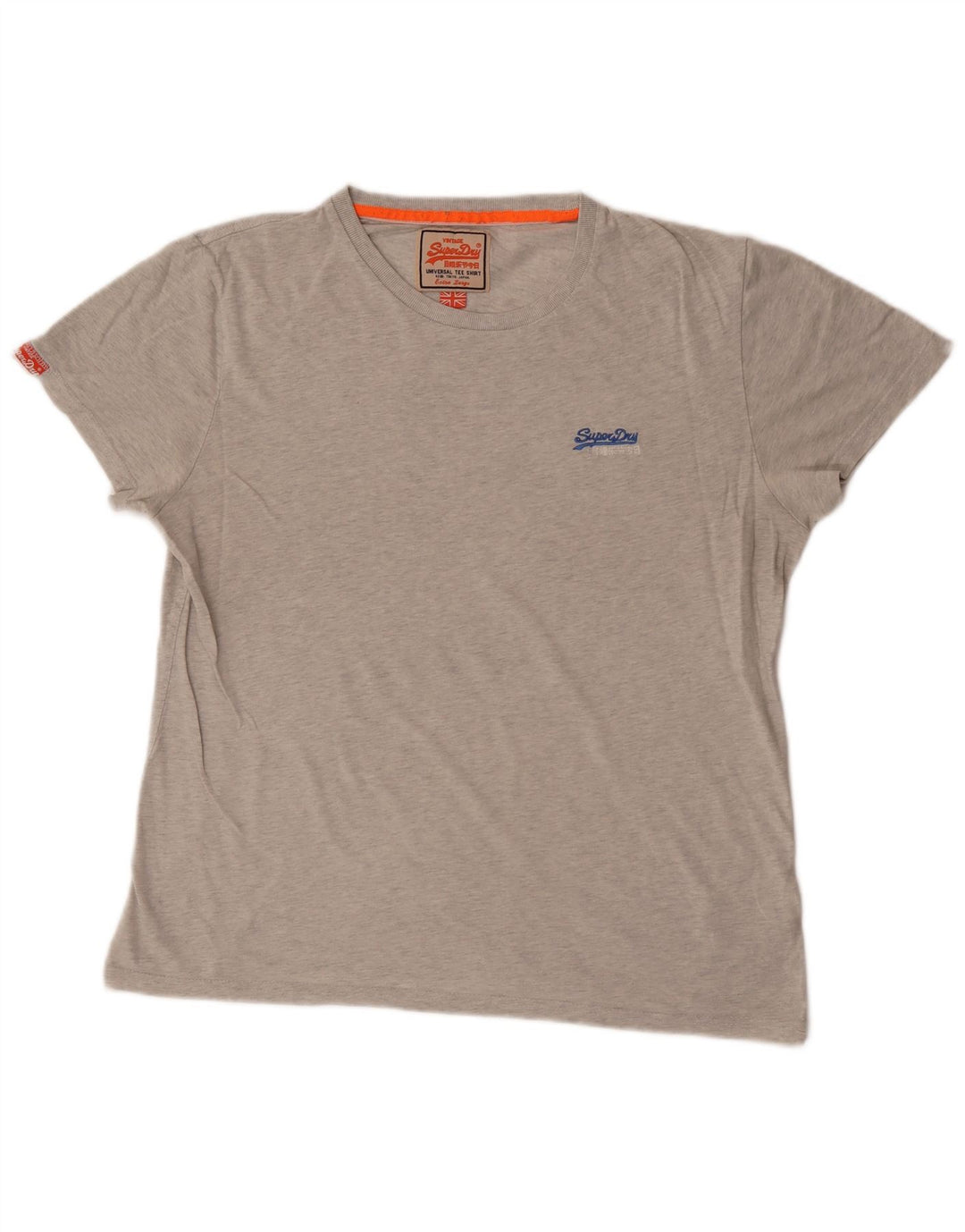 T-shirt grafica da uomo Superdry Top XL in cotone grigio