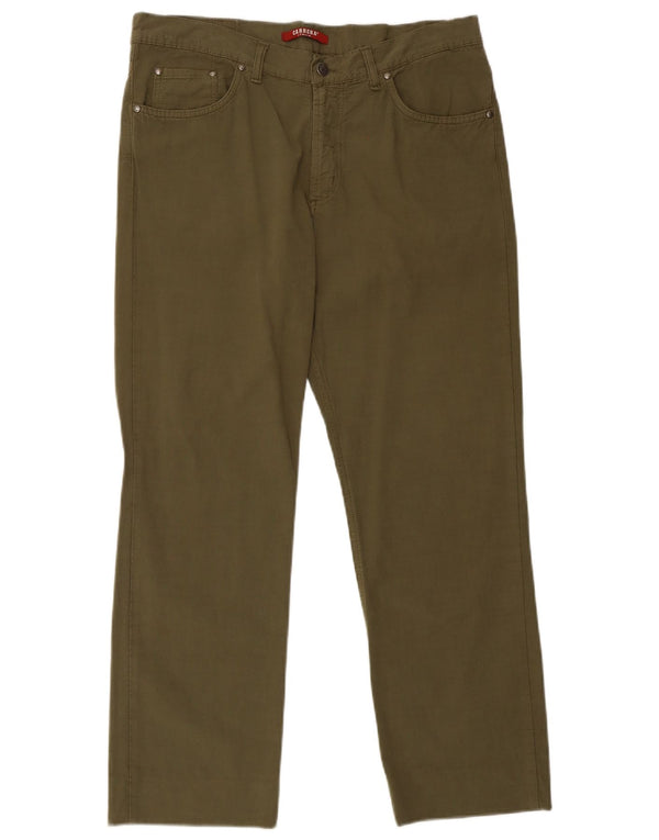 Pantaloni casual dritti da donna Carrera W36 L29 cotone kaki