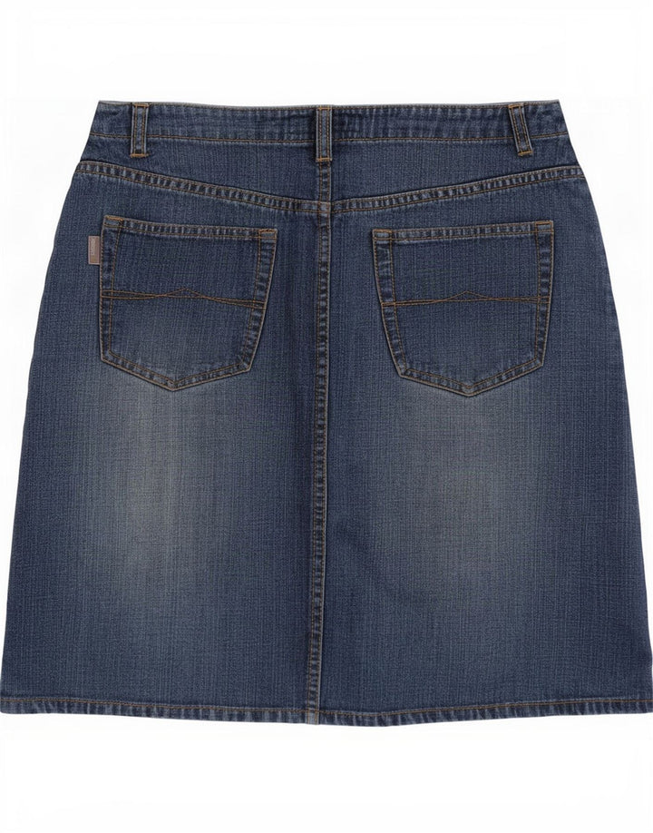 Mini gonna in denim da donna Esprit EU 36 piccola W26 cotone blu