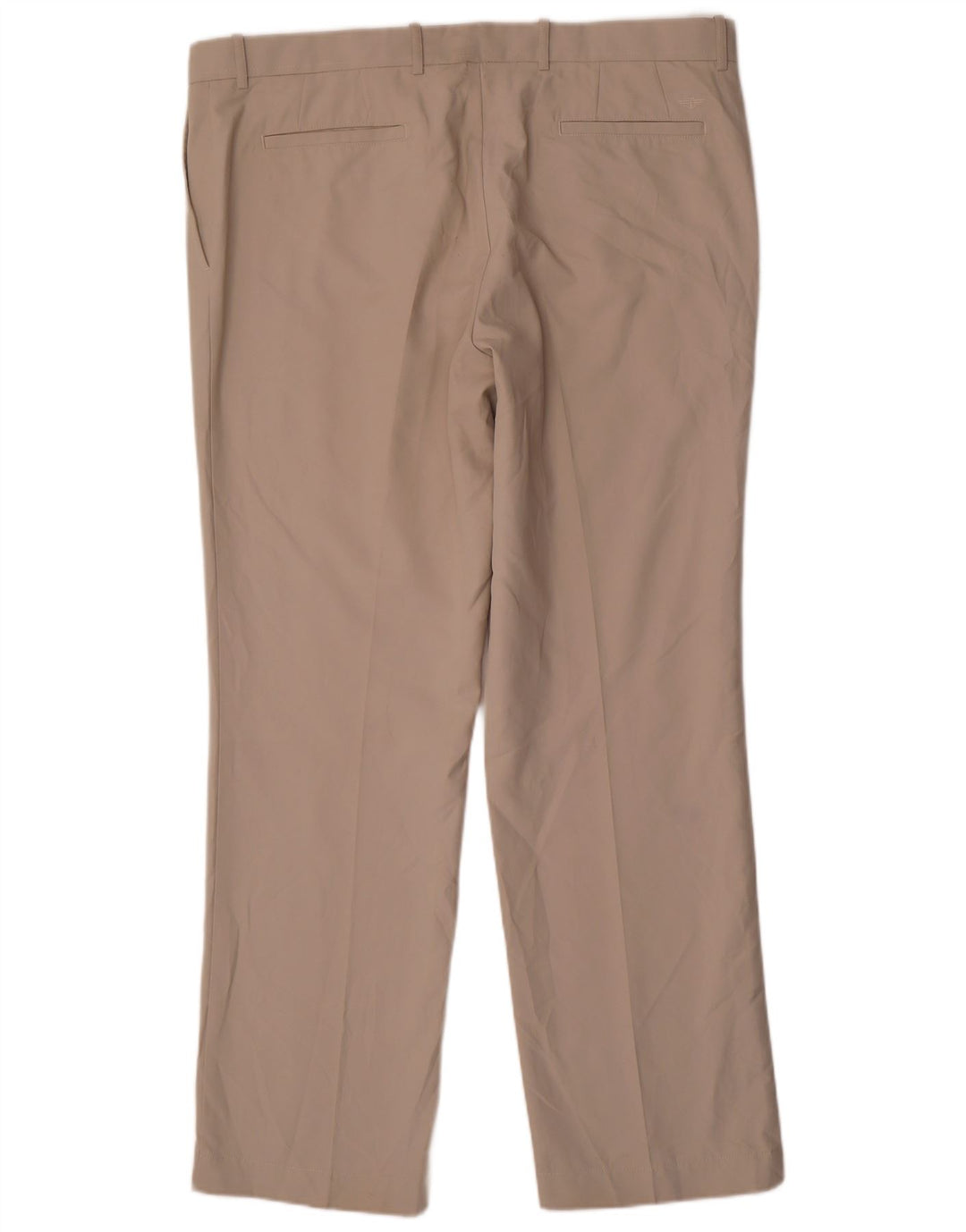 Pantaloni chino dritti da uomo Dockers W40 L32 poliestere beige
