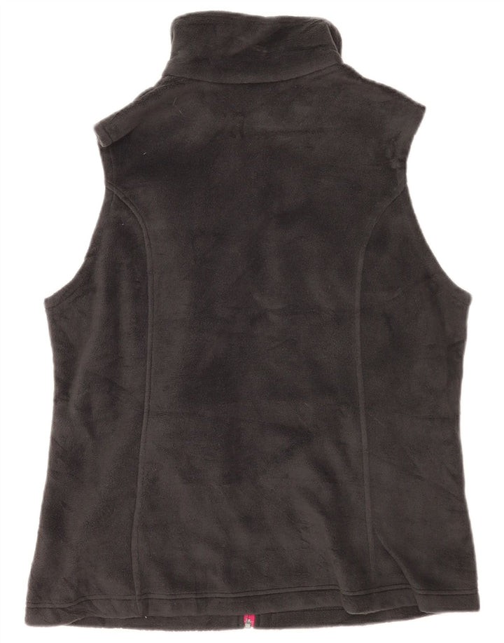 Gilet in pile da donna Columbia UK 16 grande poliestere grigio