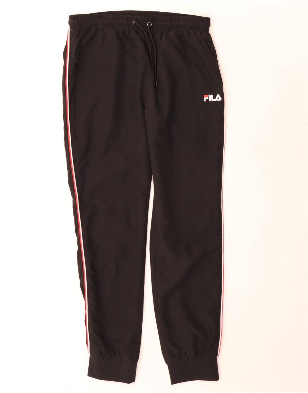 Pantaloni da tuta da uomo Fila Joggers piccoli in poliestere nero
