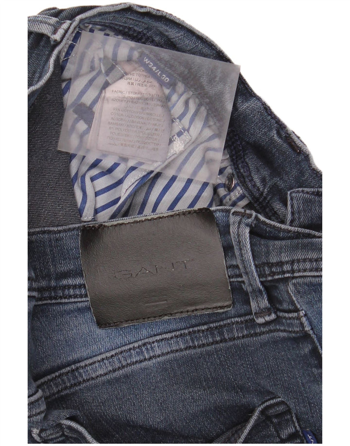 Jeans slim da uomo GANT W34 L30 cotone blu