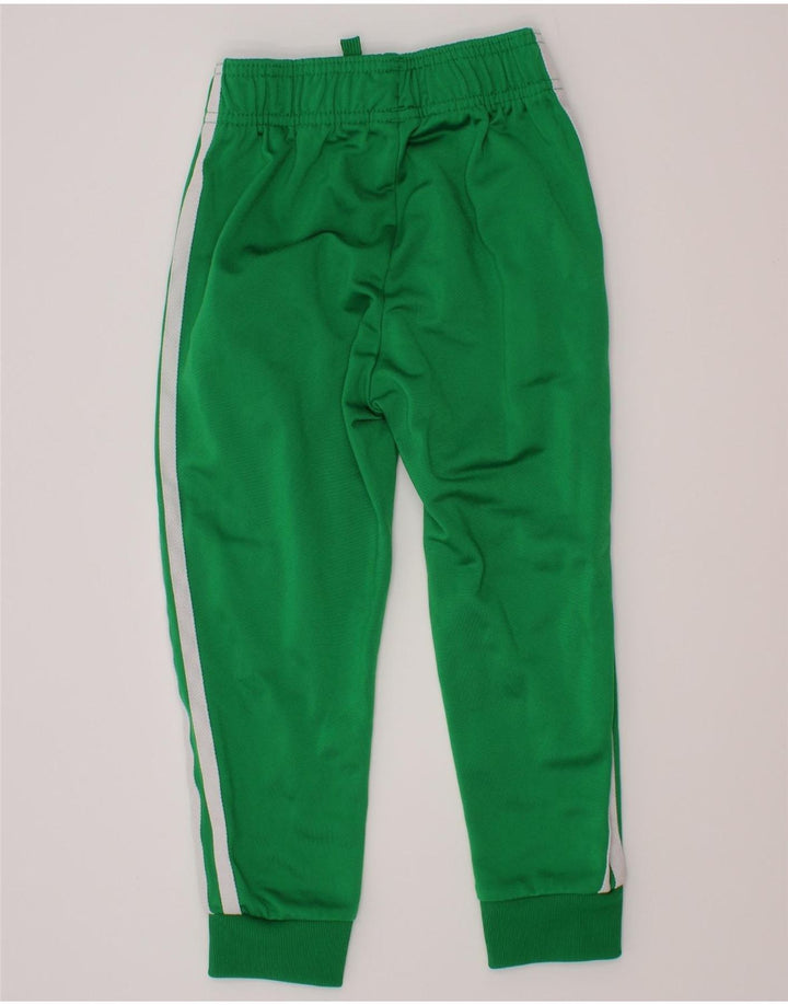 Tuta intera Adidas da ragazzo 4-5 anni in poliestere verde