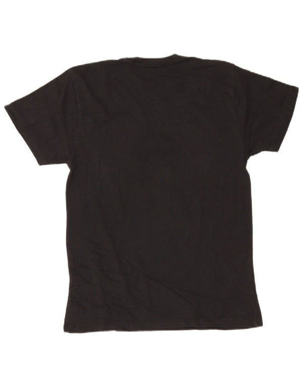 T-shirt grafica da uomo Hard Rock Cafe Athens Top in cotone nero medio